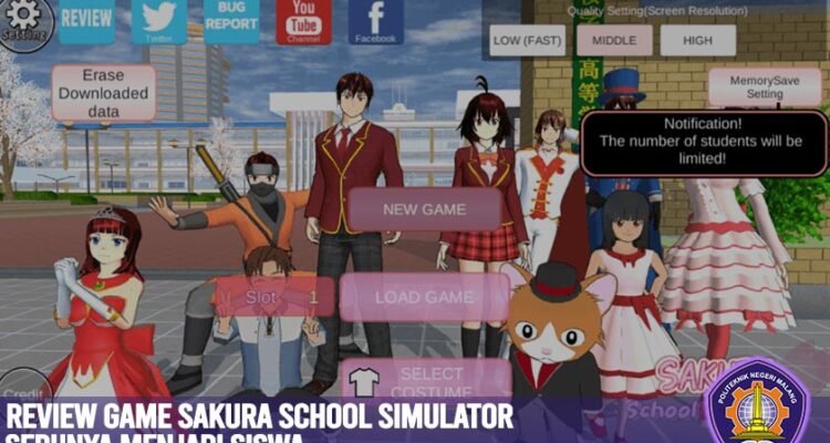 Review Game Sakura School Simulator: Serunya Menjadi Siswa