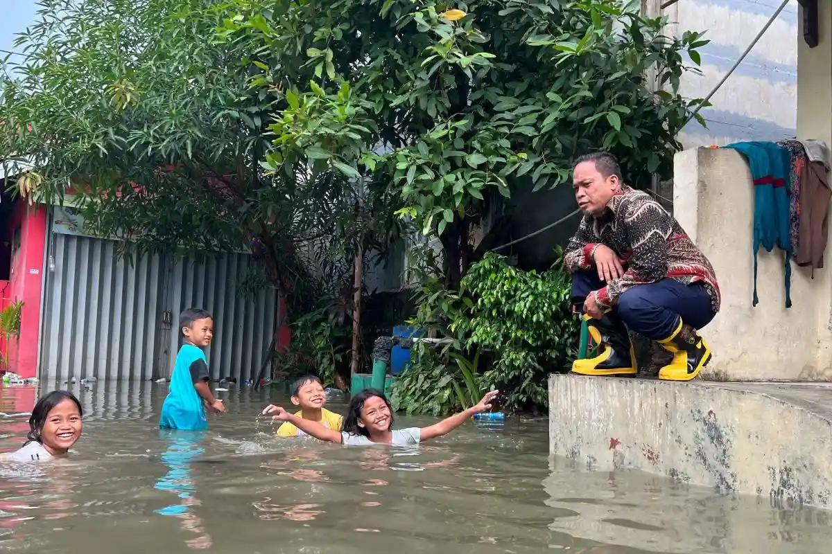 banjir Kelurahan Petir Tangerang