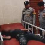 Buruh minum oli bekas