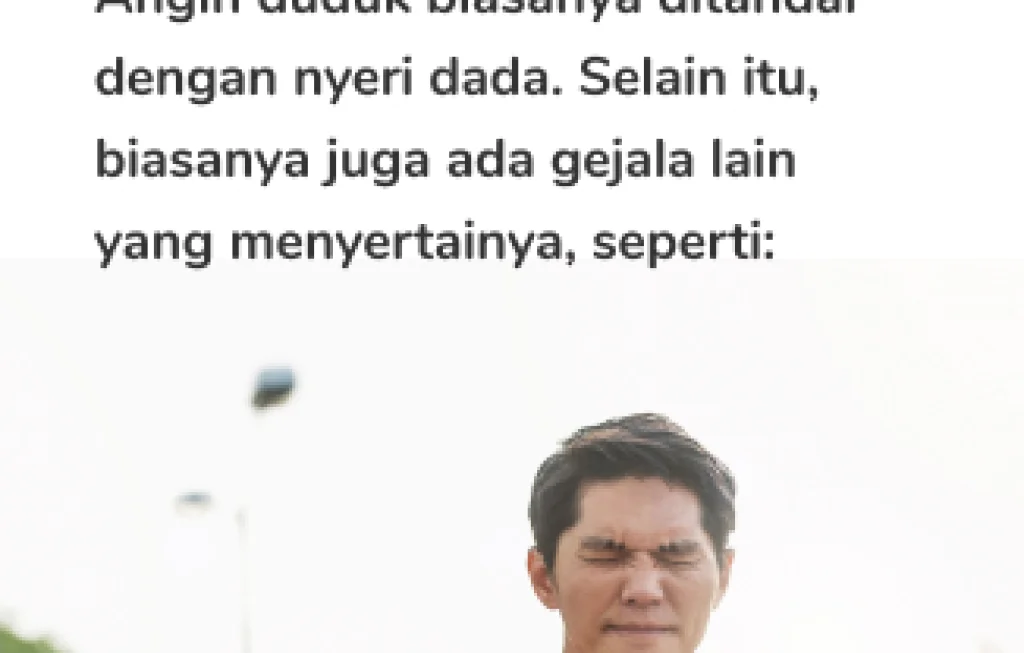 gejala angin duduk